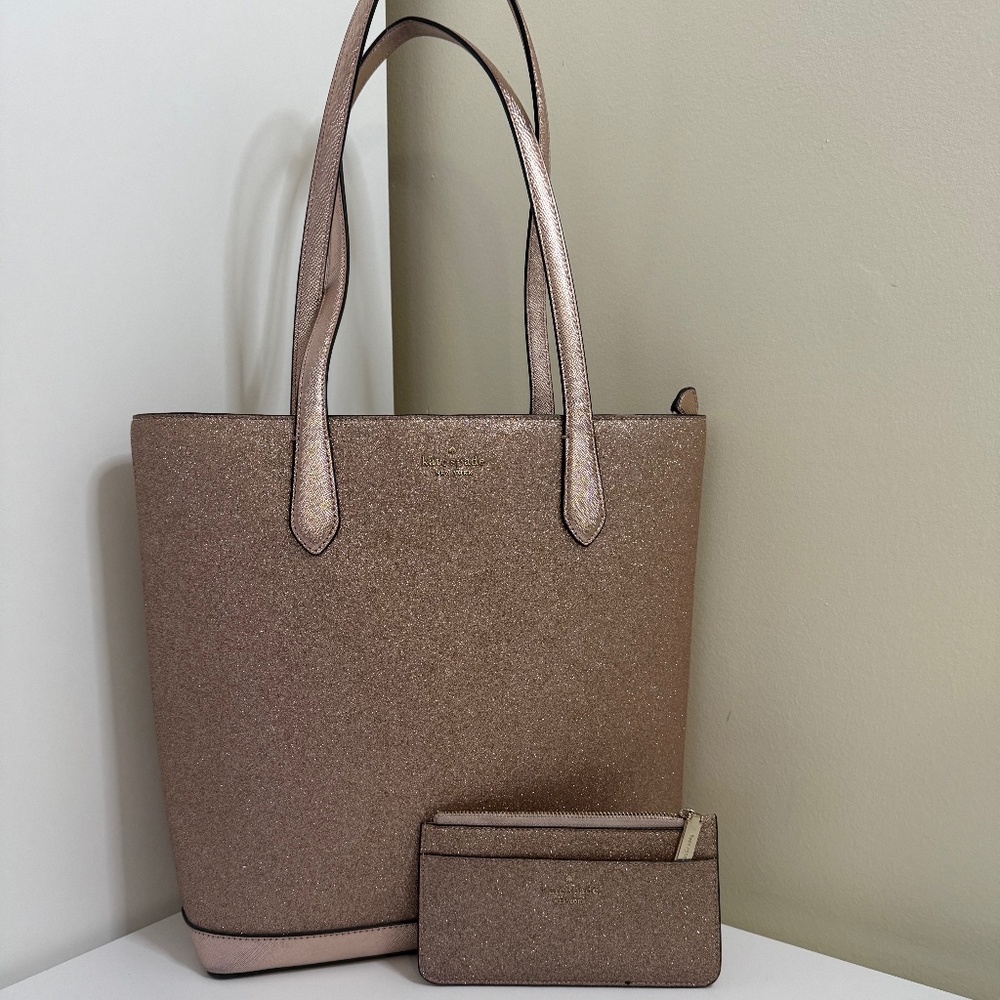Kate Spade Glitter Tote and Wallet